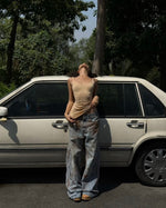 Load image into Gallery viewer, NUDE RUCHER TANKTOP