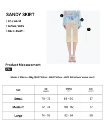 SANDY SKIRT