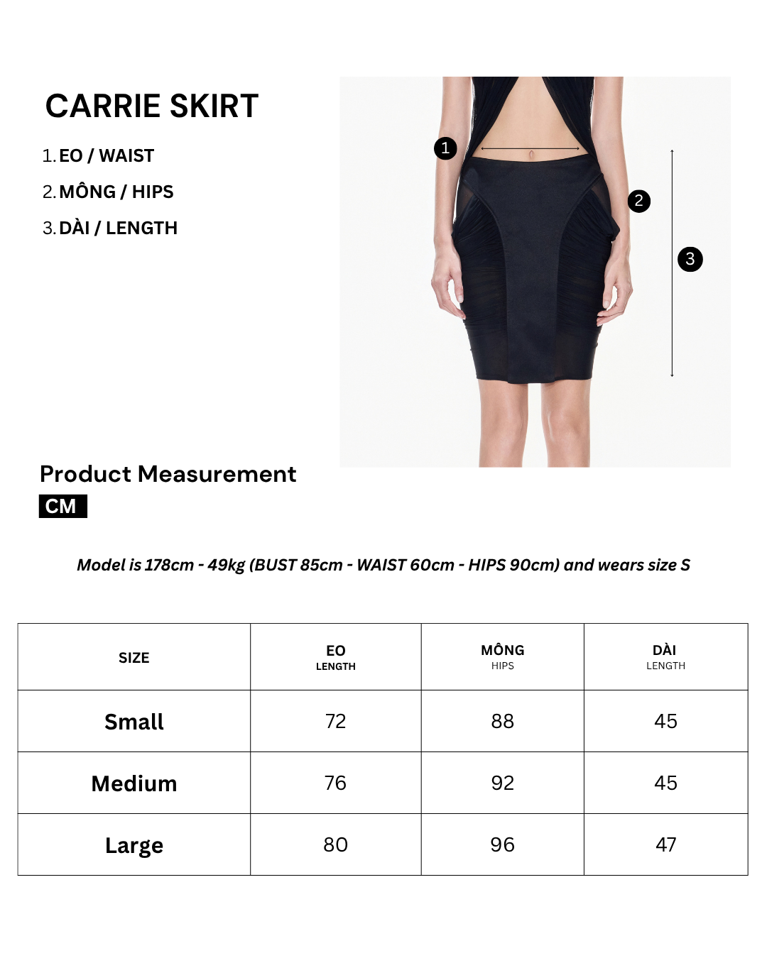 CARRIE SKIRT