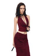 Load image into Gallery viewer, BUTTON SKIRT
