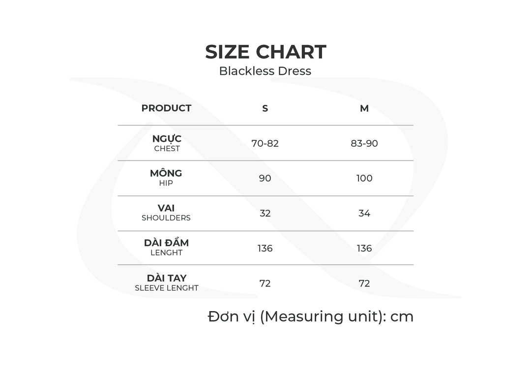 BLACKLESS DRESS