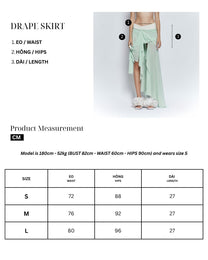 DRAPE SKIRT