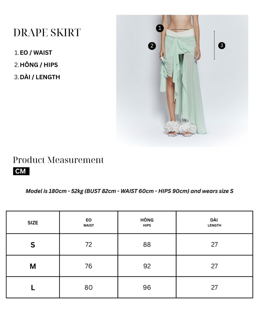 DRAPE SKIRT