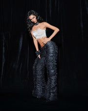 TOO MUCH PLEATED PANTS