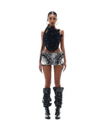 Load image into Gallery viewer, FLORAL MINISKIRT
