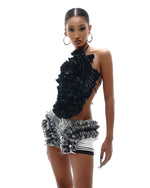 Load image into Gallery viewer, FLORAL MINISKIRT
