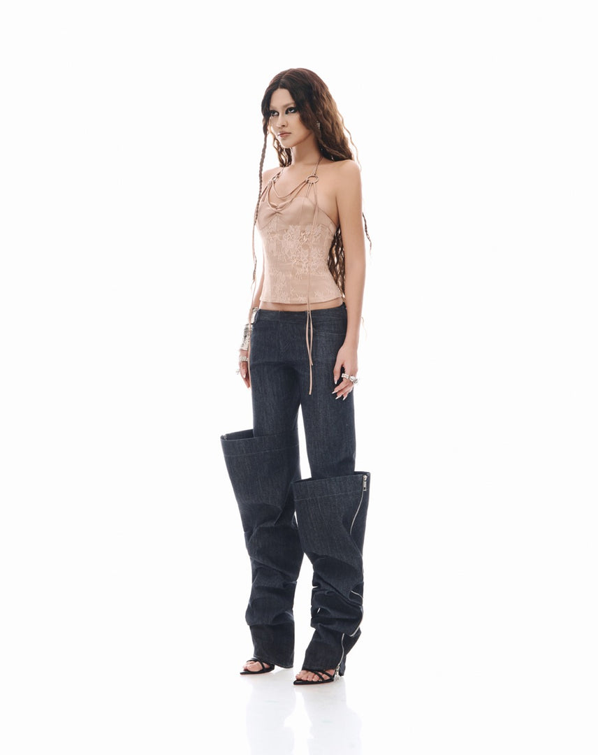 BOOT PANTS-JEANS