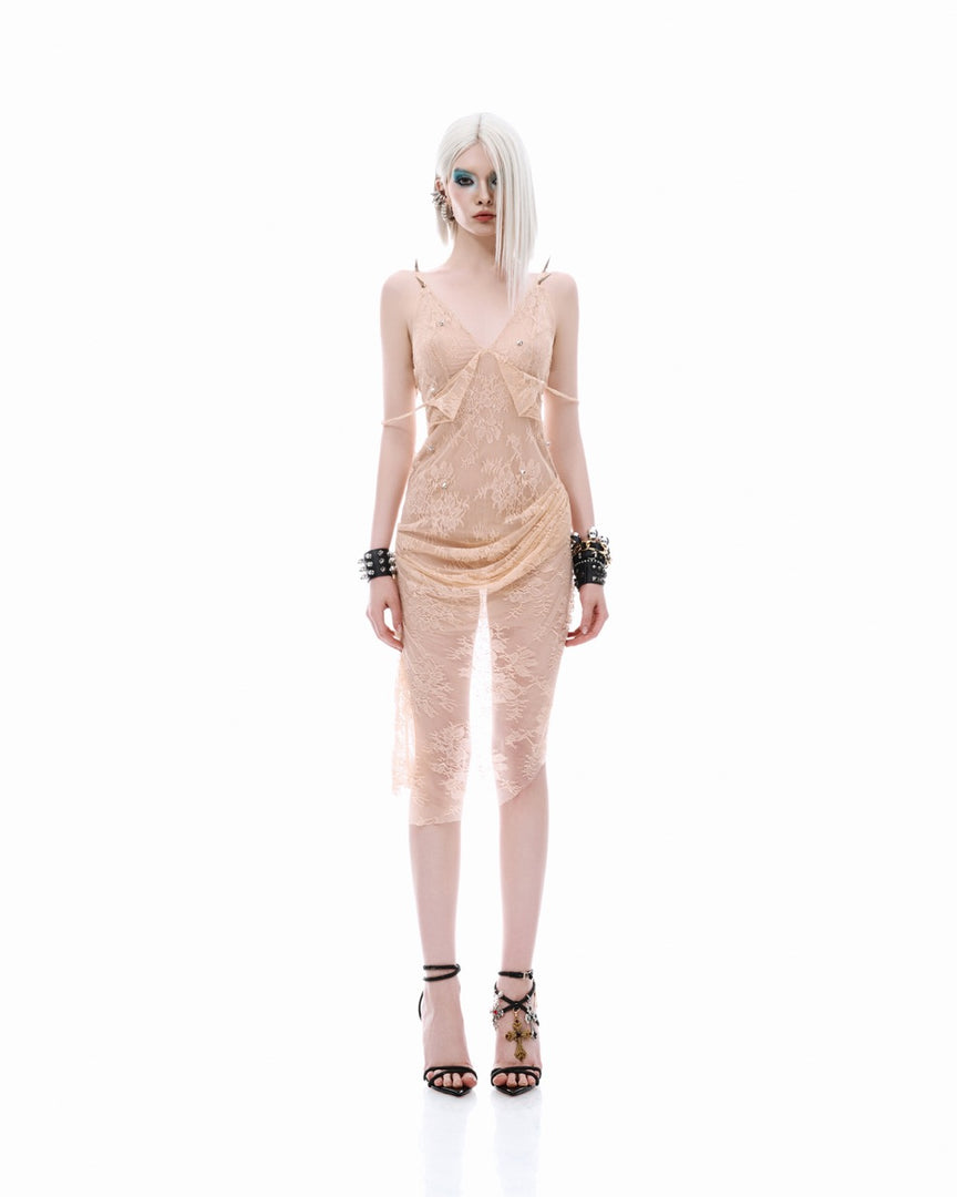 NUDE MONICA DRESS