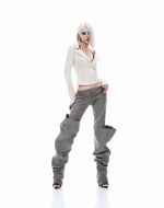 Load image into Gallery viewer, BOOT PANTS-GREY
