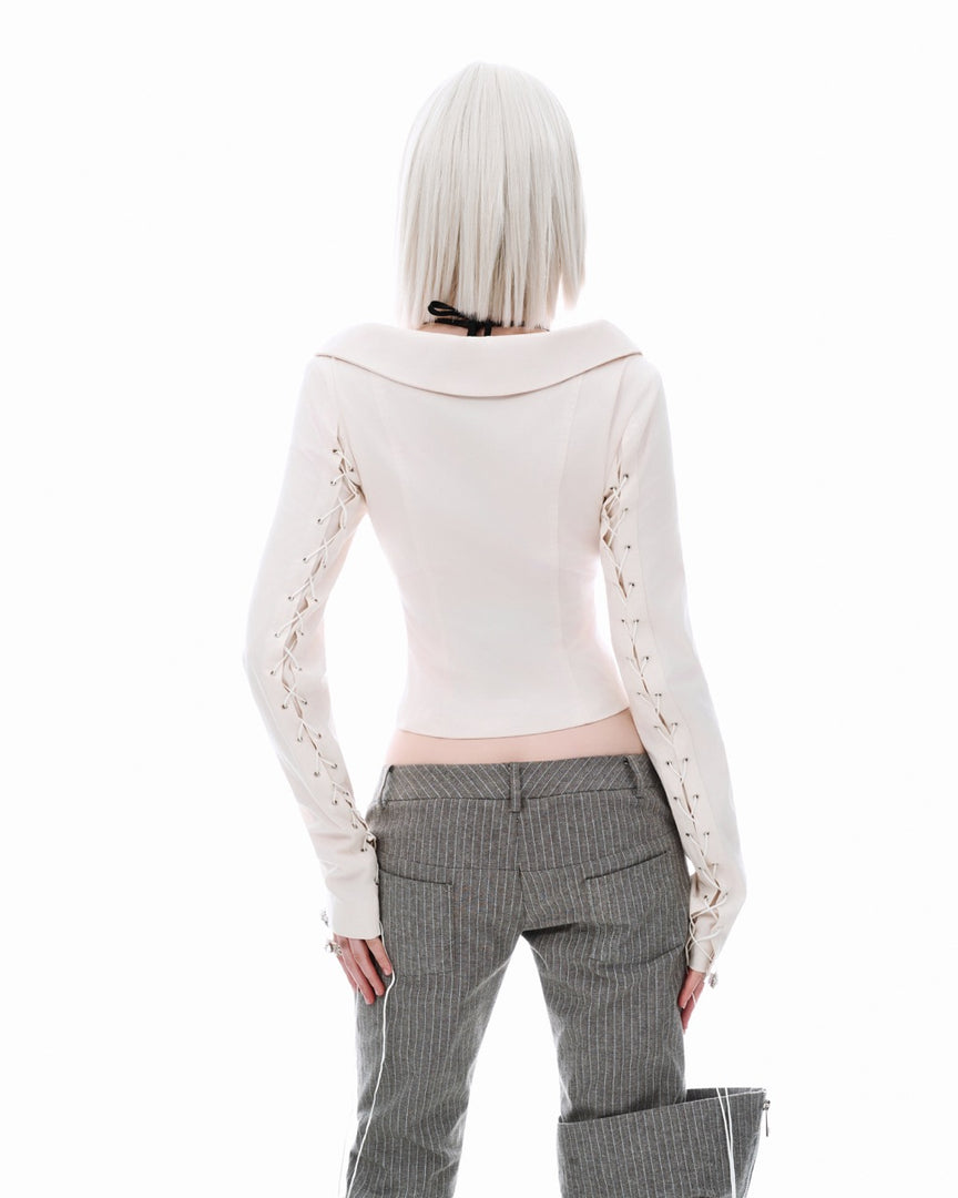 BOOT PANTS-GREY