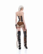 Load image into Gallery viewer, BLACK CAT CORSET
