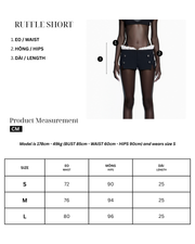 RUFFLE SHORTS