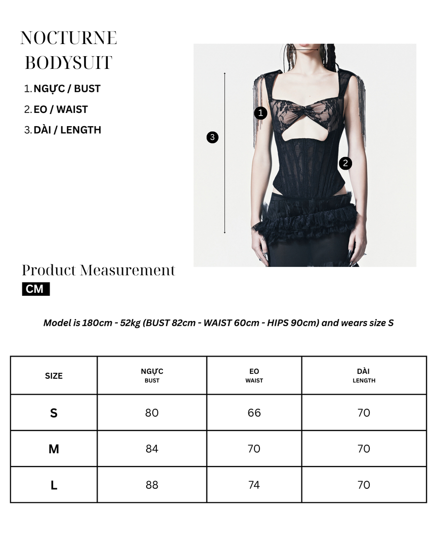 NOCTURNER BODYSUIT