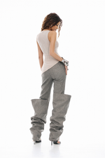 Load image into Gallery viewer, BOOT PANTS-GREY (new version)