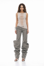 Load image into Gallery viewer, BOOT PANTS-GREY (new version)